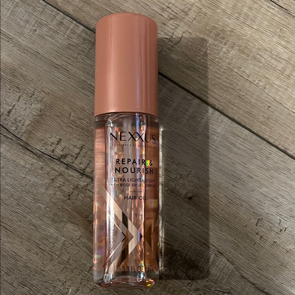 Nexxus Repair & Nourish Hair Oil - Elegant Rose Gold